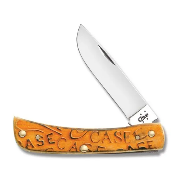 Case Crved Persim Orn Sod Buster Jr Knives 22083