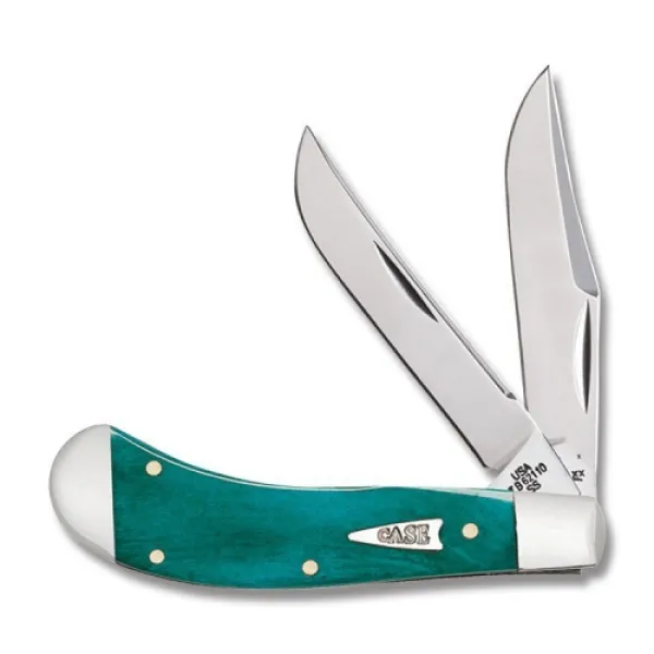 Case Smooth Jade Bone-saddlehorn Knives 22777