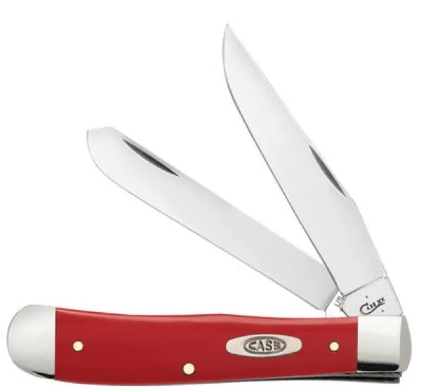 Case Sm Red Synthetic Trapper Knives 22800