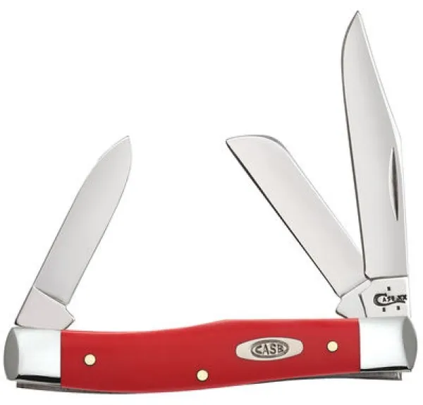Case Sm Red Syn Med Stockman 43032 Knives 22803