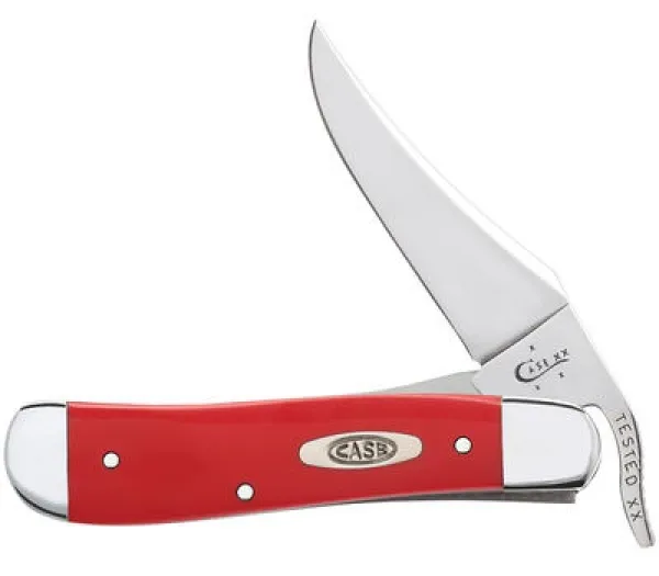 Case Sm Red Synhetic Russlock Knives 22805