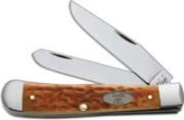 Case Pocket Worn® Whiskey Bone CV - Standard Jig Trapper (6254 CV) Knives 23000