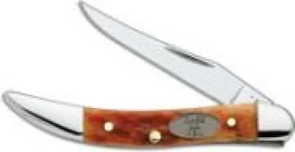 Case Pocket Worn Whiskey Bone CV - Standard Jig Small Texas Toothpick (610096 CV) Knives 23001