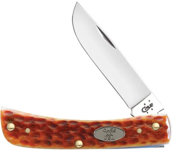 Case Pocket Worn® Whiskey Bone CV - Standard Jig Sod Buster Jr® (6137 CV) Knives 23003
