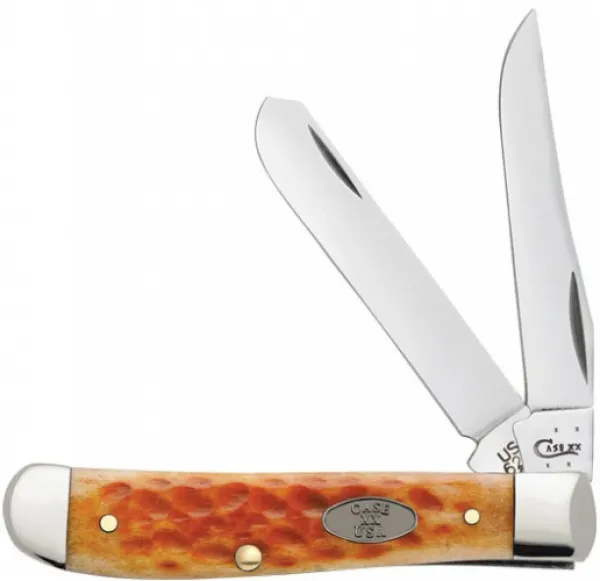 Case Pocket Worn® Whiskey Bone CV - Standard Jig Mini Trapper (6207 CV) Knives 23007