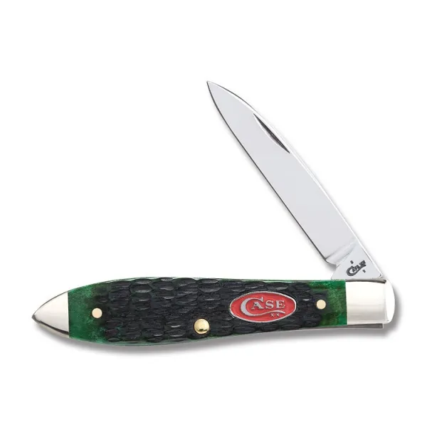 Case Bermuda Green Bn Tear Drop Knives 23059