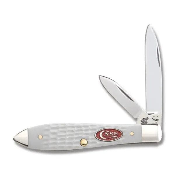Case White Synthetic Tear Drop Knives 23101