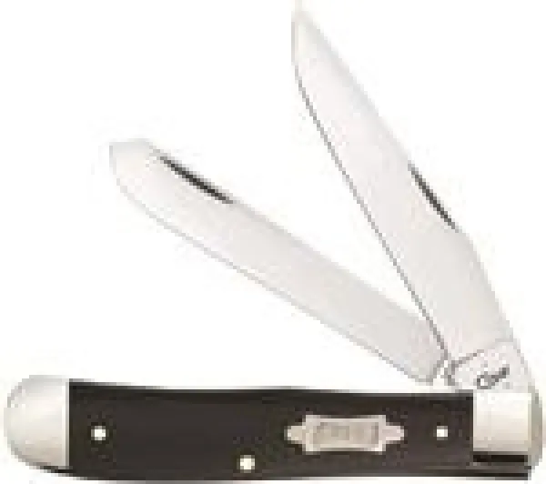 Case Black Canvas Laminate - Trapper (10254C SS) w-Clip Knives 23137