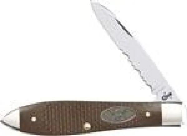 Case Earth Brown G10 Tear Drop-serr Knives 23309