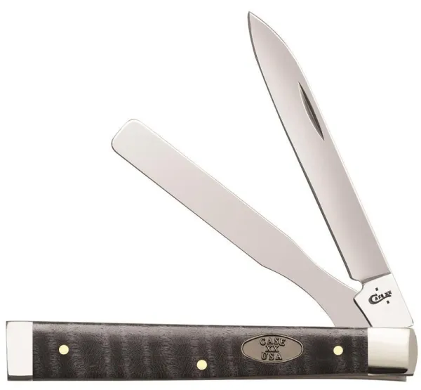 Case Smooth Black Curly Maple Doctor's Knife (7285SP SS) Knives 23355