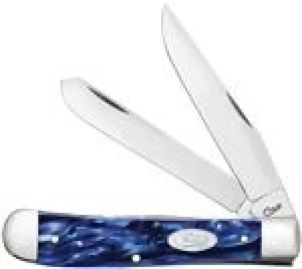 Case Sparxx Blue Pearl Kir Trapper Knives 23431