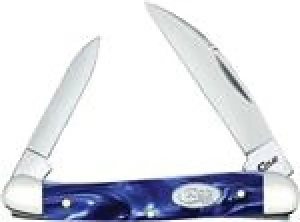 Case SparXX™Blue Pearl Kirinite® Smooth Mini Copperhead (102109W SS) Knives 23433