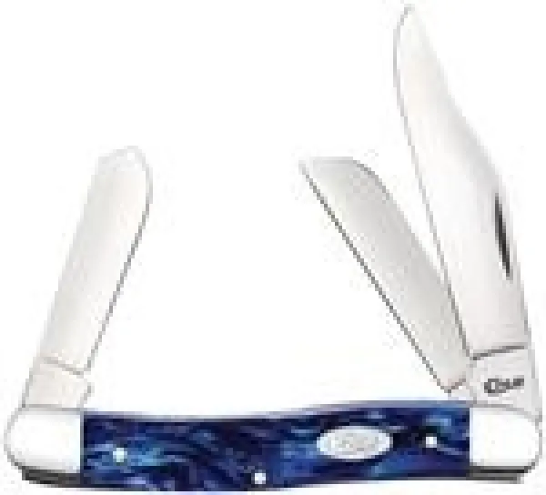 Case SparXX™Blue Pearl Kirinite® Smooth Large Stockman (10347 SS) Knives 23435