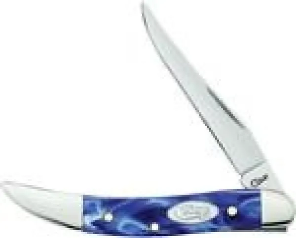 Case Blue Pearl Kir Sm Tx Toothpick Knives 23437