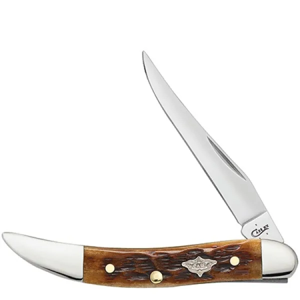 Case Antique Bone Sm Tx Toothpick Knives 23464