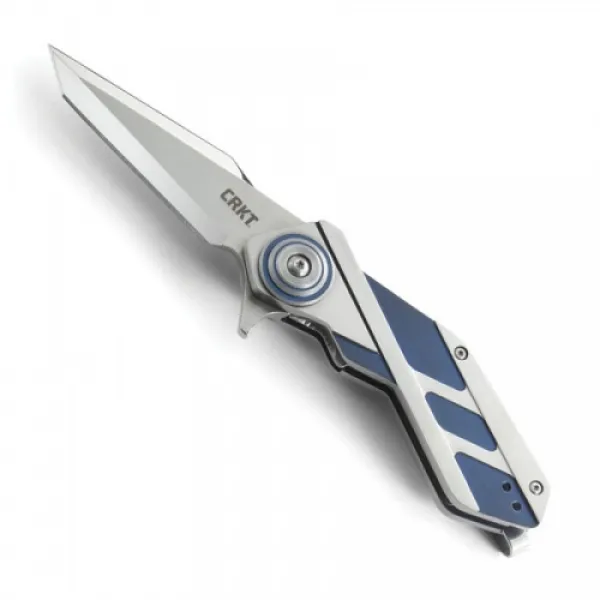 Columbia River Deviation Silver Blue Knives 2392
