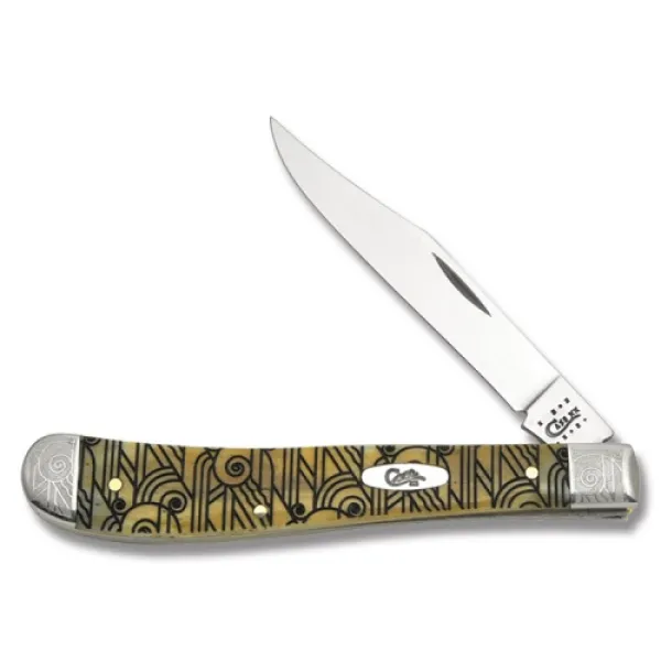 Case Art Deco Slimline Trapper Knives 24001