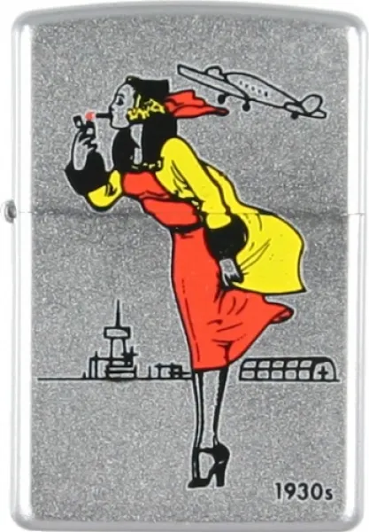 Zippo Windy Girl 1930s Lighter 24385