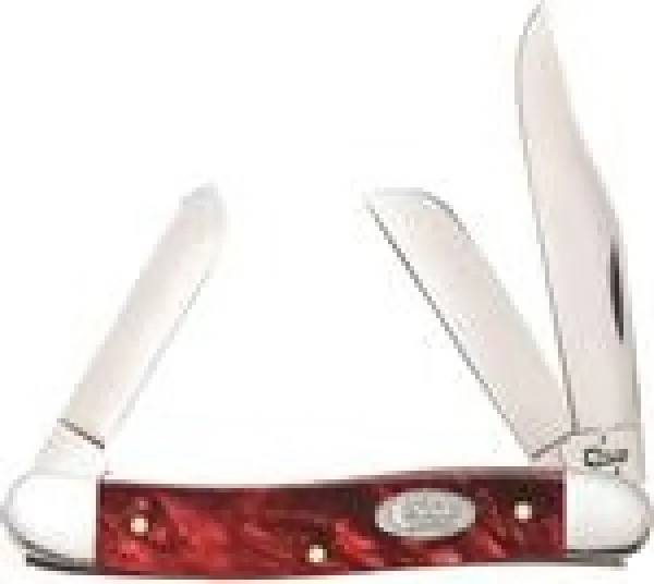 Case Red Pearl Kirinite® Medium Stockman (10318 SS) Knives 25332