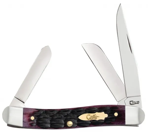 Case Pb Cabernet Bn Med Stockman Knives 25722