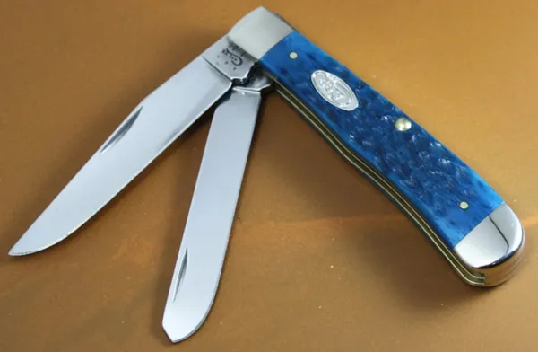 Case Ss Pacific Blue Bone Trapper Knives 26010