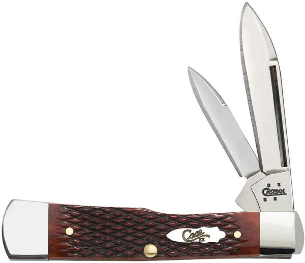 Case Chestnut Check Lg Gunstock Knives 26072