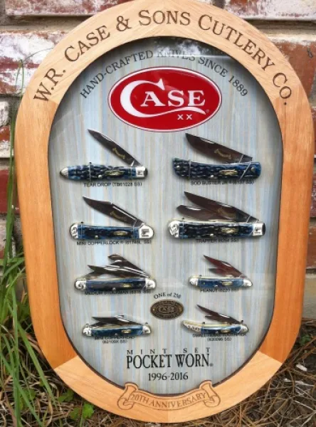 Case 20TH Anniversay Set of 8 Denim Jigged Bone 26291