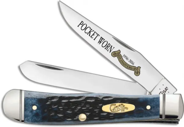 Case Denim Bn-standard Jig Trapper Knives 26293