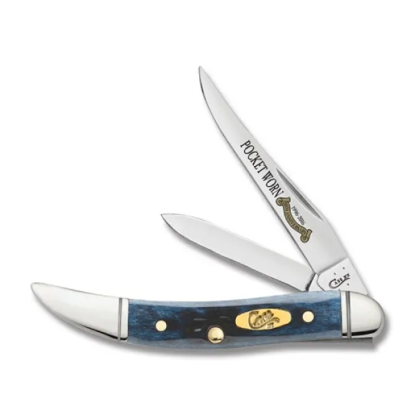 Case Pocket Worn Standard Jig Denim Bone Small Texas Toothpick (620096 SS) Knives 26297