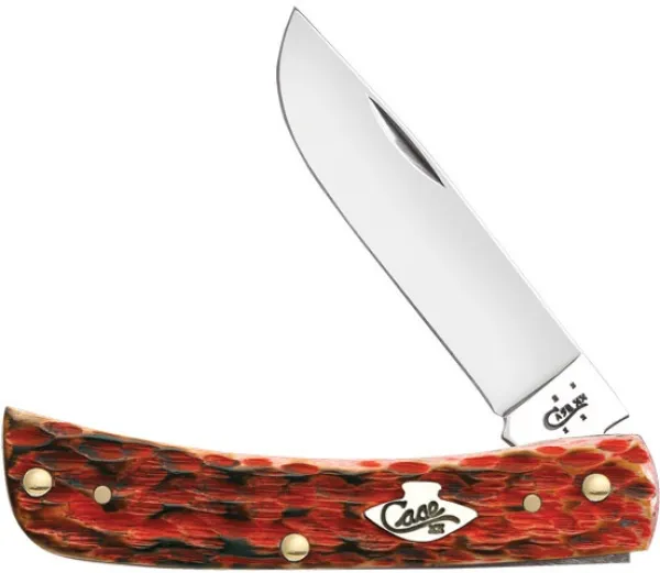 Case Brnt Salmon Bn Sod Buster Jr Knives 27051
