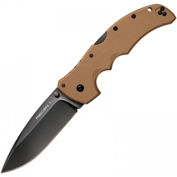 Cold Steel Recon 1 Spear Point Coyote Tan knives 27TLSVB