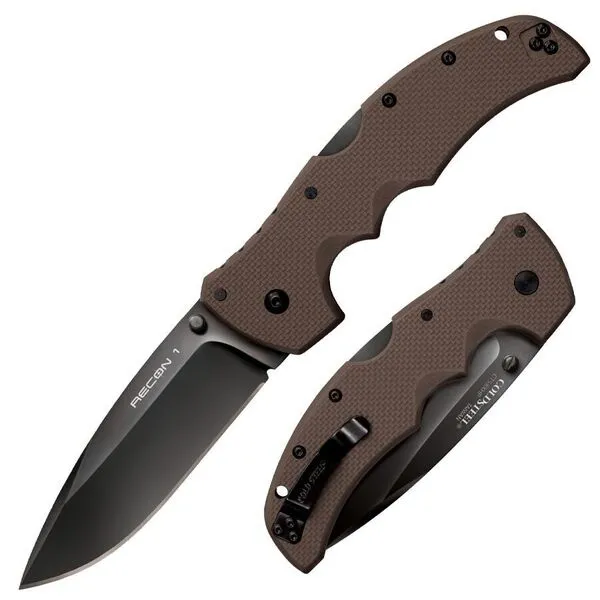 Cold Steel Recon I Spear Pt Flat Dk Earth knives 27TLSVF