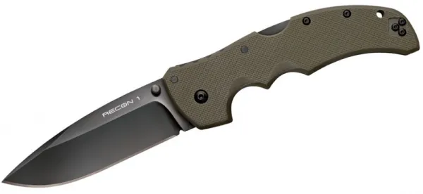 Cold Steel Recon 1 Spear Point Od Green knives 27TLSVG