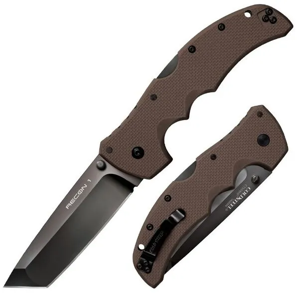 Cold Steel Recon I Tanto Pl Flat Dk Earth knives 27TLTVF
