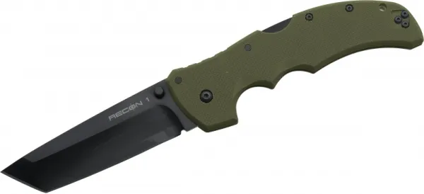 Cold Steel Recon1 Tanto-pl Edge-od Green knives 27TLTVG