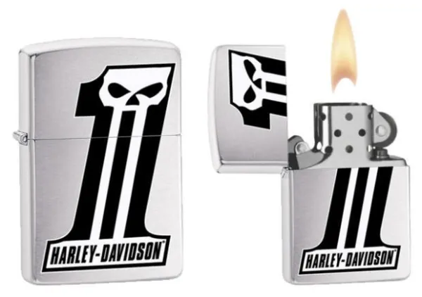 Zippo Harley Davidson # 1 lights 28228