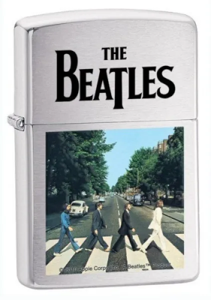 Zippo Beatles Brushed Chrome lights 28255
