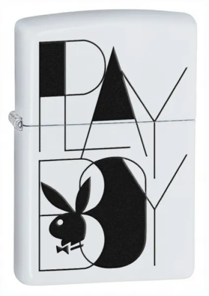 Zippo Playboy Black White lights 28268