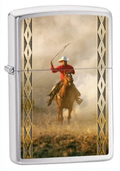Zippo Cowboy Roping lights 28284