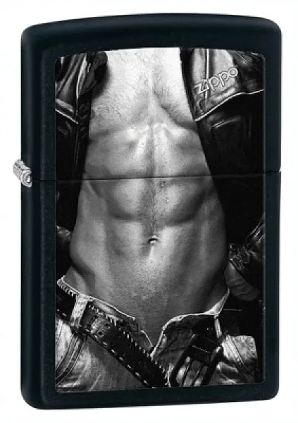 The Zippo Ready To Ride Black Matte Lighter 28317
