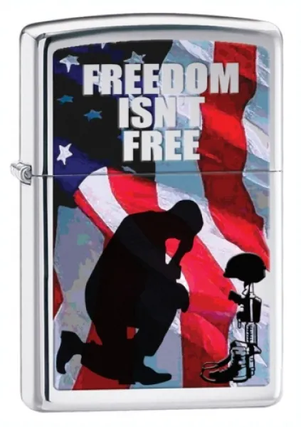 Zippo Freedom Isn't Free Lighter Model 28336