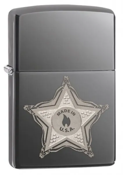 Zippo Skull Badge lights 28360