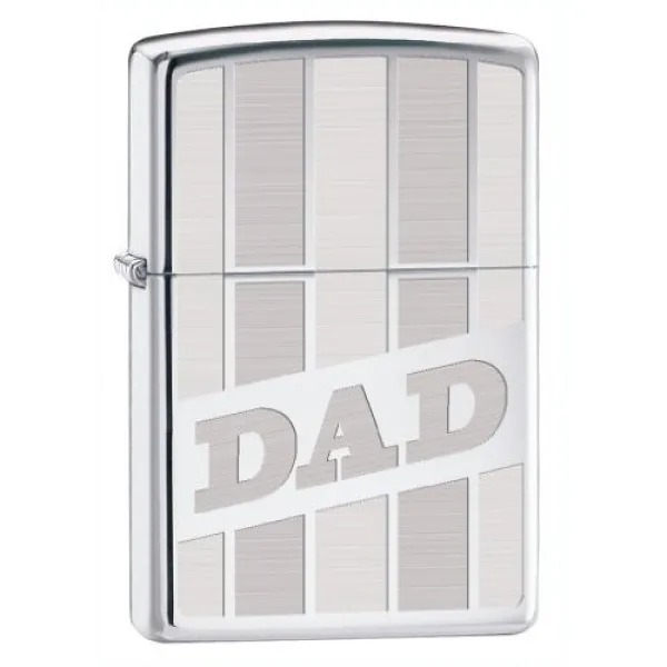 Zippo Dad Engraved High Polish Lighter 28374