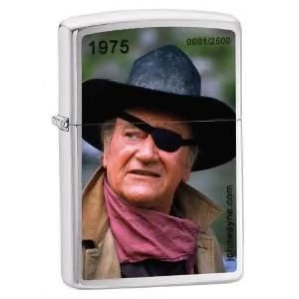 Zippo John Wayne Ltd Brushed -2500 lights 28376