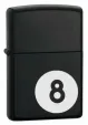 Zippo 8 BALL -BLACK MATTE - 28432
