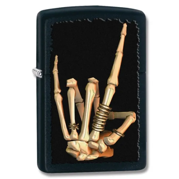 Zippo Heavy Metal Salute lights 28438
