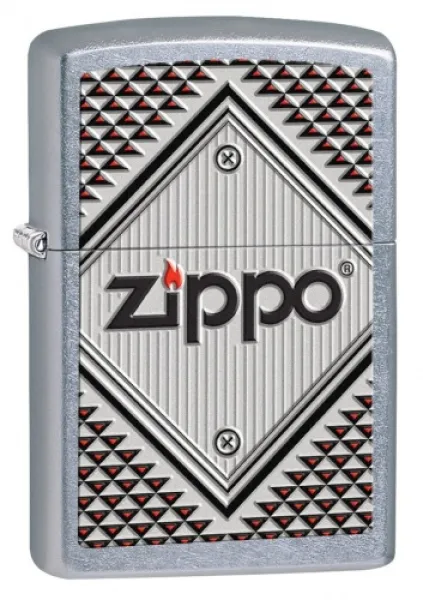 Zippo Zippo Red & Chrome lights 28465