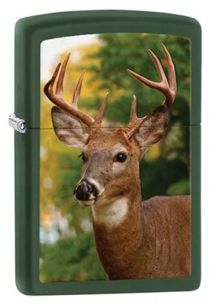 Zippo Green Matte Buck lights 28471