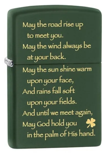 Zippo Irish Blessing lights 28479