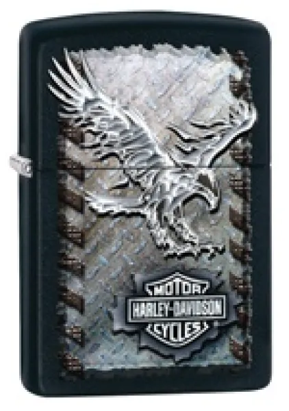 Zippo Harley Iron Eagle lights 28485